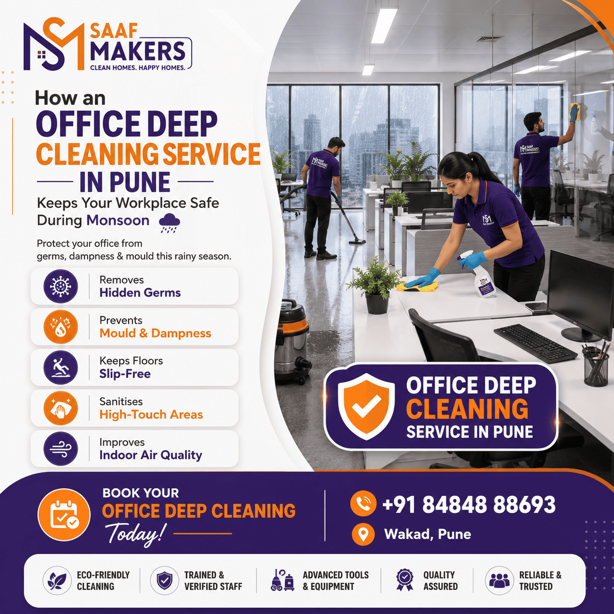 Office Deep Cleaning Service in Pune
